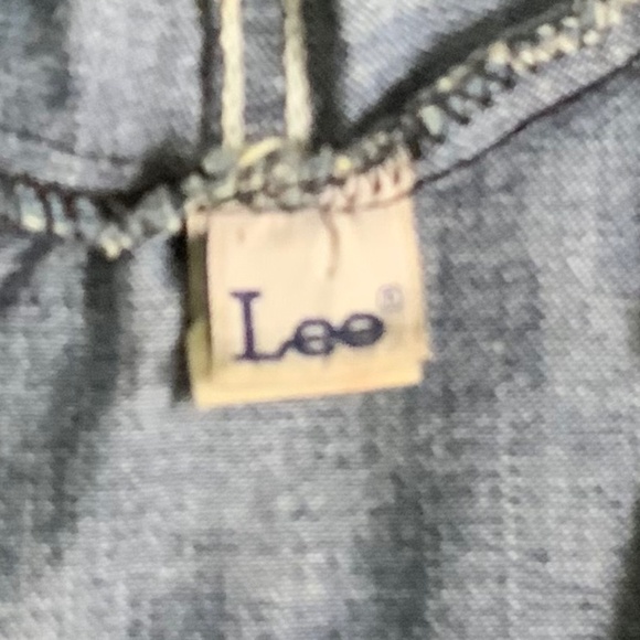 1970’S RARE UNISEX LEE DENIM PULLOVER JACKET , NO SIZE TAG , FITS LIKE A LARGE - Picture 5 of 6